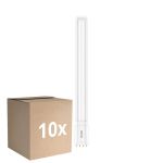 Mehrfachpackung 10x Philips CorePro PL-L LED Glühbirne EM/Mains 16.5W - 830 Warmweiß | 4-Pins - Ersatz Für 36W