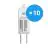 Mehrfachpackung 10x Osram Halogen G4 Capsule Halostar Starlite 5 W 