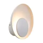 Nordlux Marsi Wandleuchte Metall und PMMA Weiß 7W 260lm - 830 Warmweiß | 3-Stufen Dimmbar